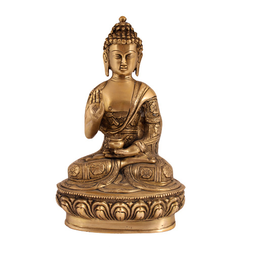 Buddha, segnend, 28cm